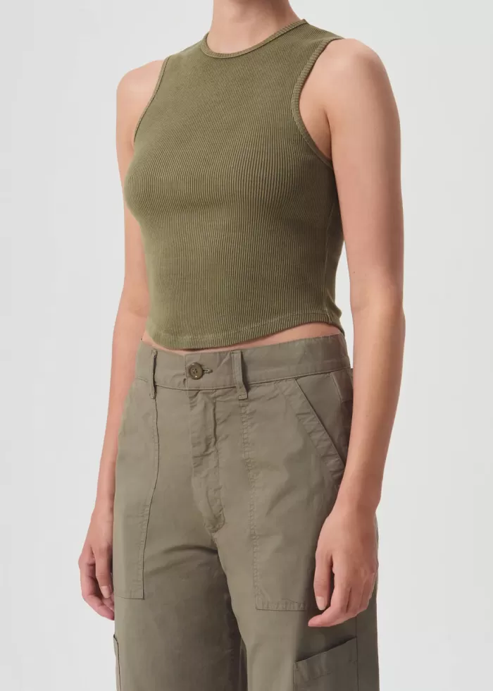 Tops | AGOLDE Nova Tank Uniform Green