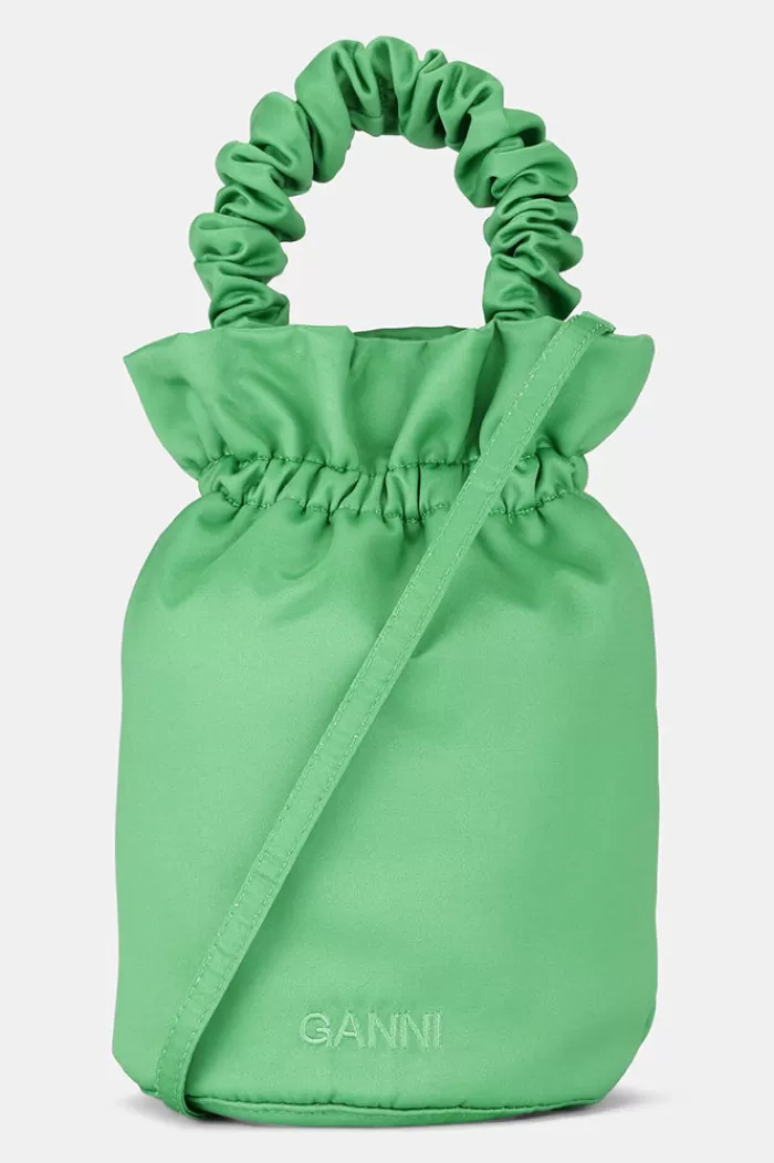 Handbags | GANNI Occasion Mini Pouch Bag Kelly Green