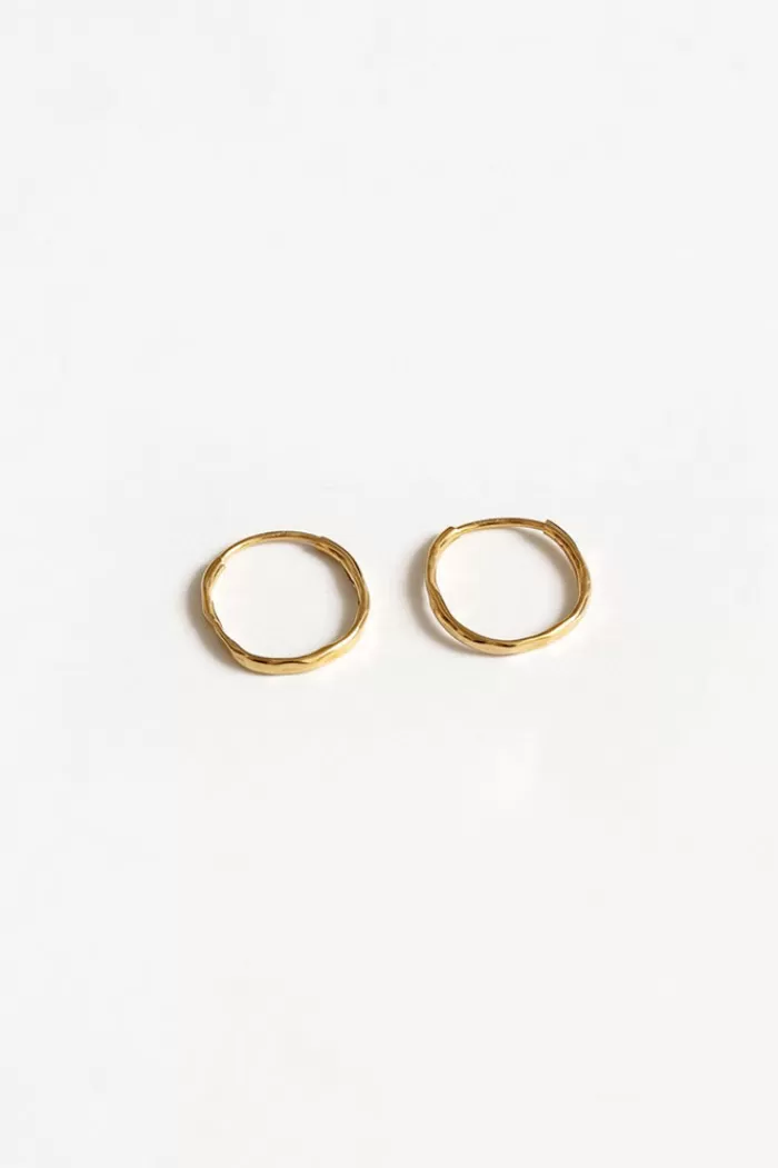 Earrings | WOLF CIRCUS Organic Hoops Gold