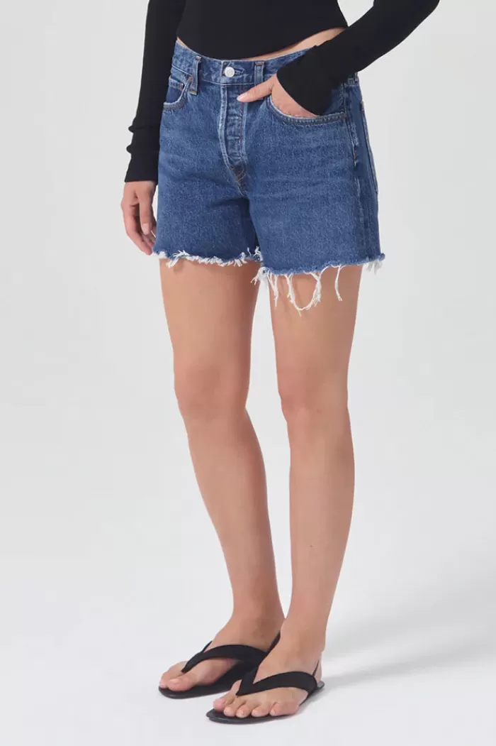 Shorts | AGOLDE Parker Long Short Caution