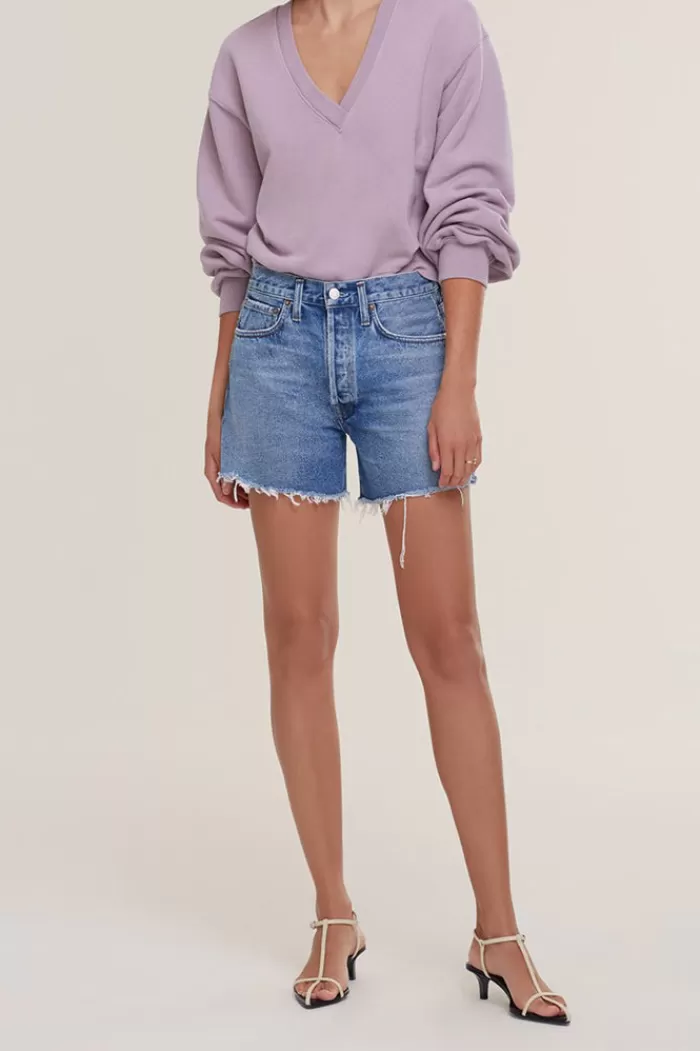 Shorts | AGOLDE Parker Long Short Skywave