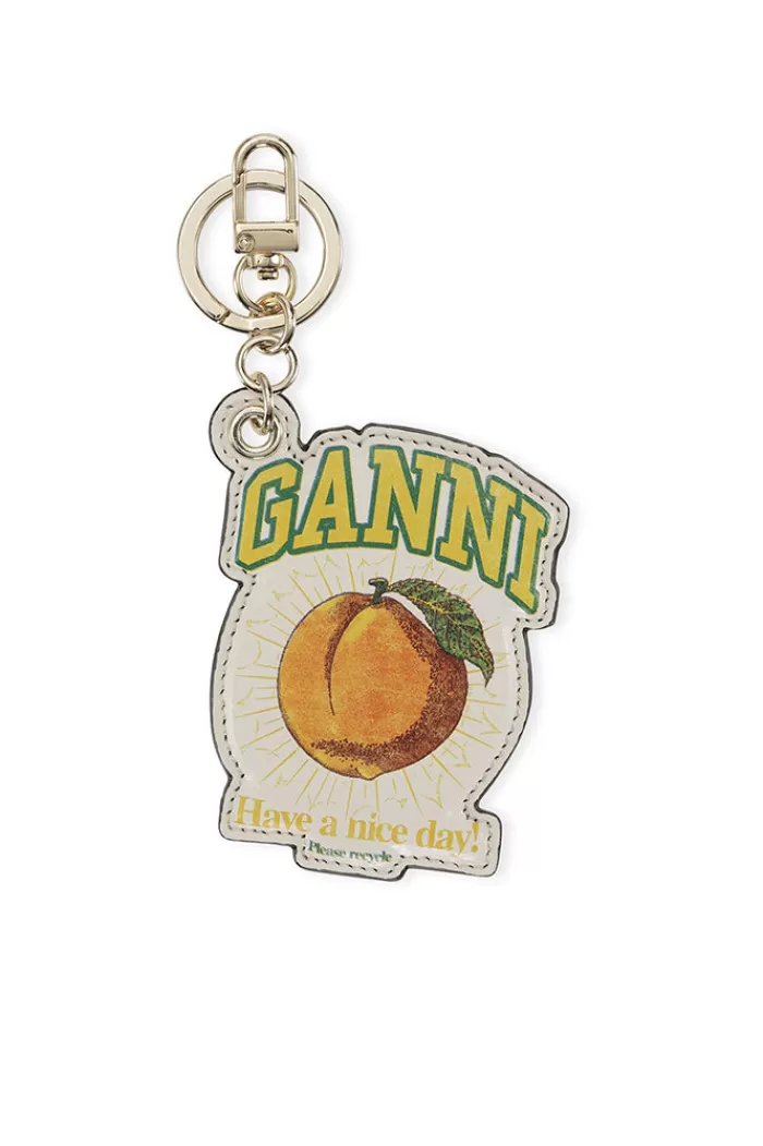 Keychains & Pins | GANNI Peach Keychain Egret