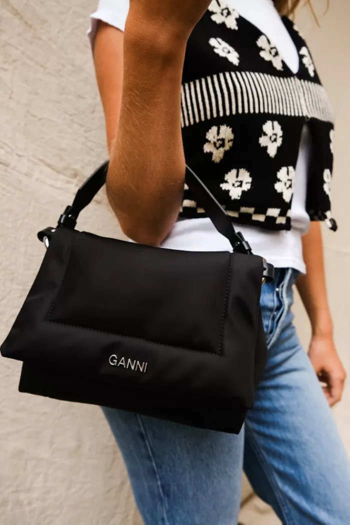 Handbags | GANNI Pillow Small Flap Over Black