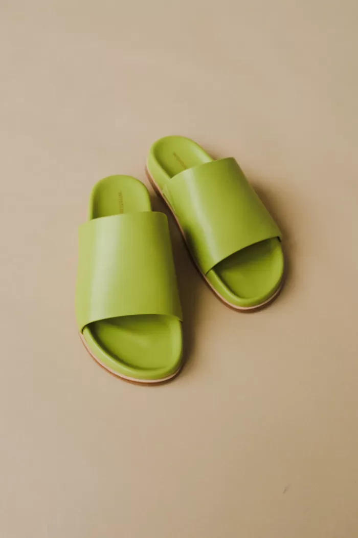 Shoes | INTENTIONALLY BLANK Pippy Slide Wasabi