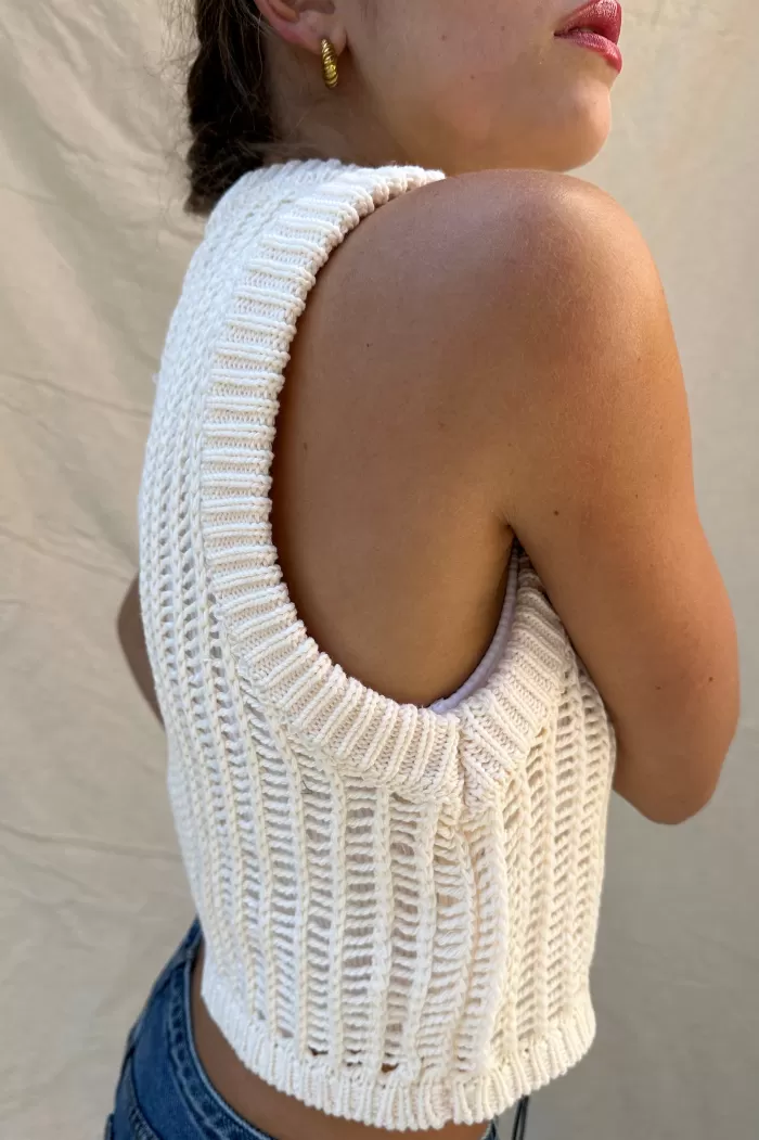 Tops | * Playa Knit Top Cream