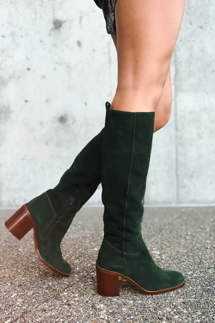 Shoes | INTENTIONALLY BLANK Port Tall Boots Forest Suede