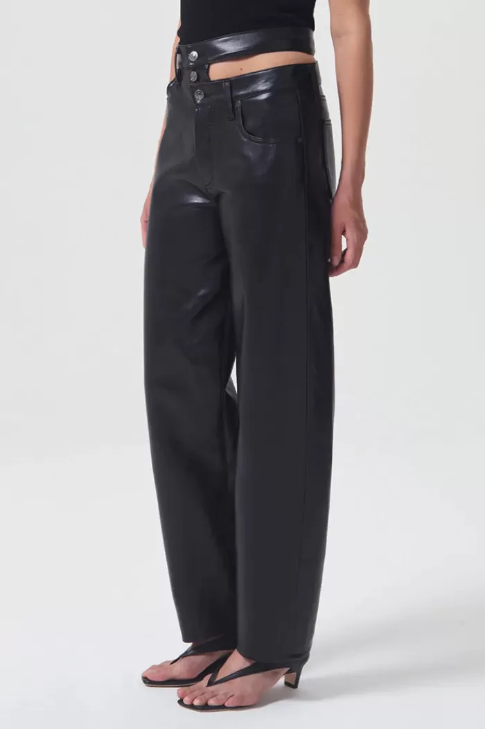 Pants & Bottoms | AGOLDE Recycled Leather Broken Waistband Detox