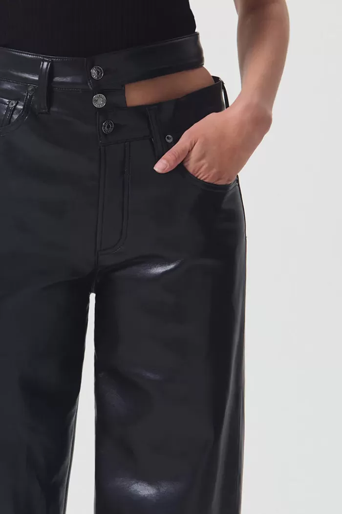 Pants & Bottoms | AGOLDE Recycled Leather Broken Waistband Detox