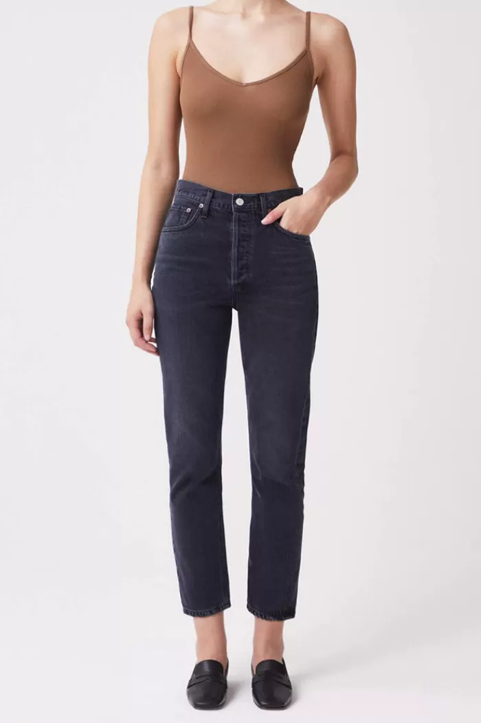 Pants & Bottoms | AGOLDE Riley Hi Rise Crop Edit