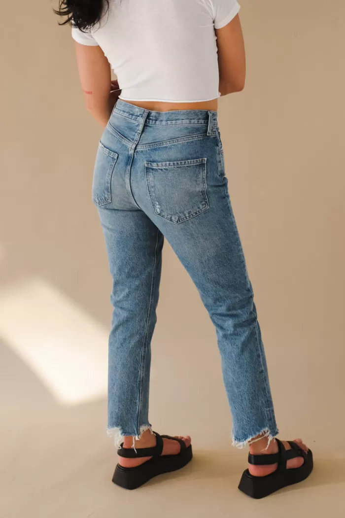 Pants & Bottoms | AGOLDE Riley Hi Rise Crop Haven