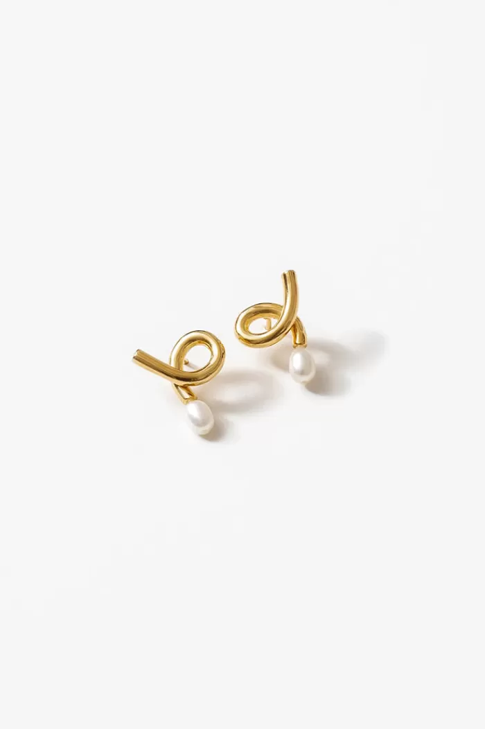 Earrings | WOLF CIRCUS Romi Pearl Earrings Gold