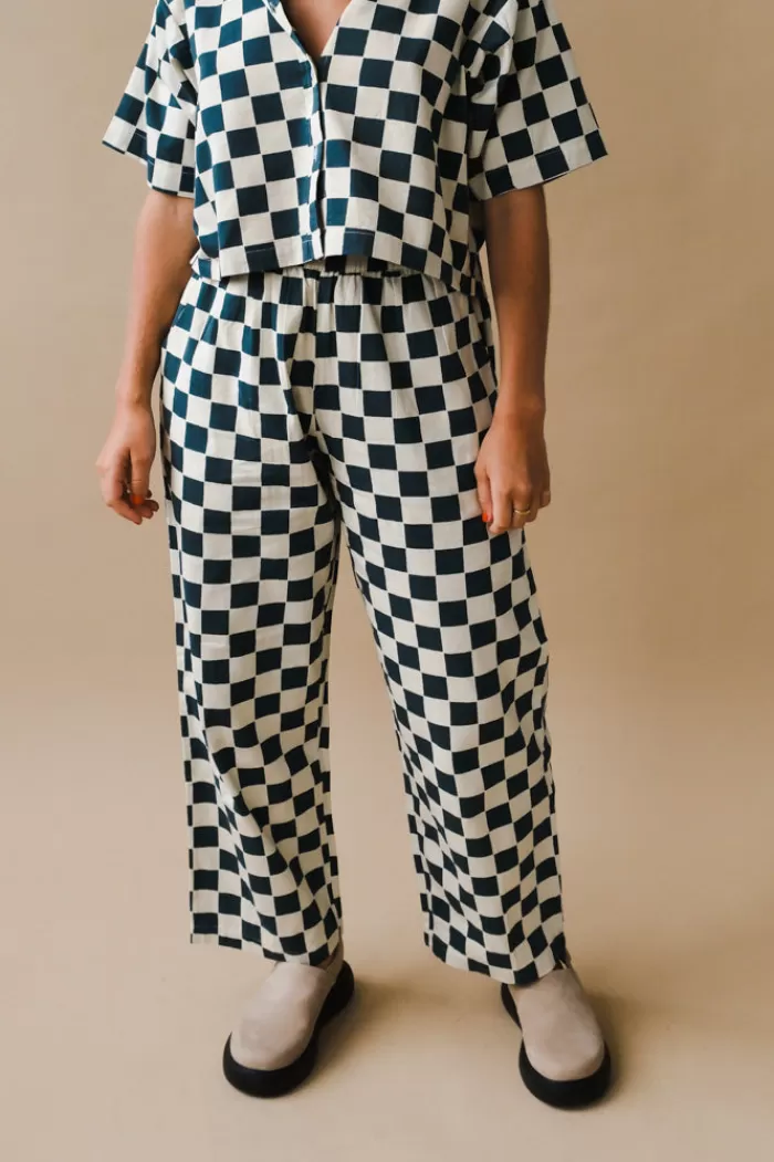 Pants & Bottoms | DUSHYANT Seema Pants Green Chessboard