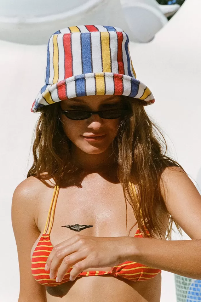 Hats & Scarves | LACK OF COLOR Shore Bucket Hat Terry Stripe