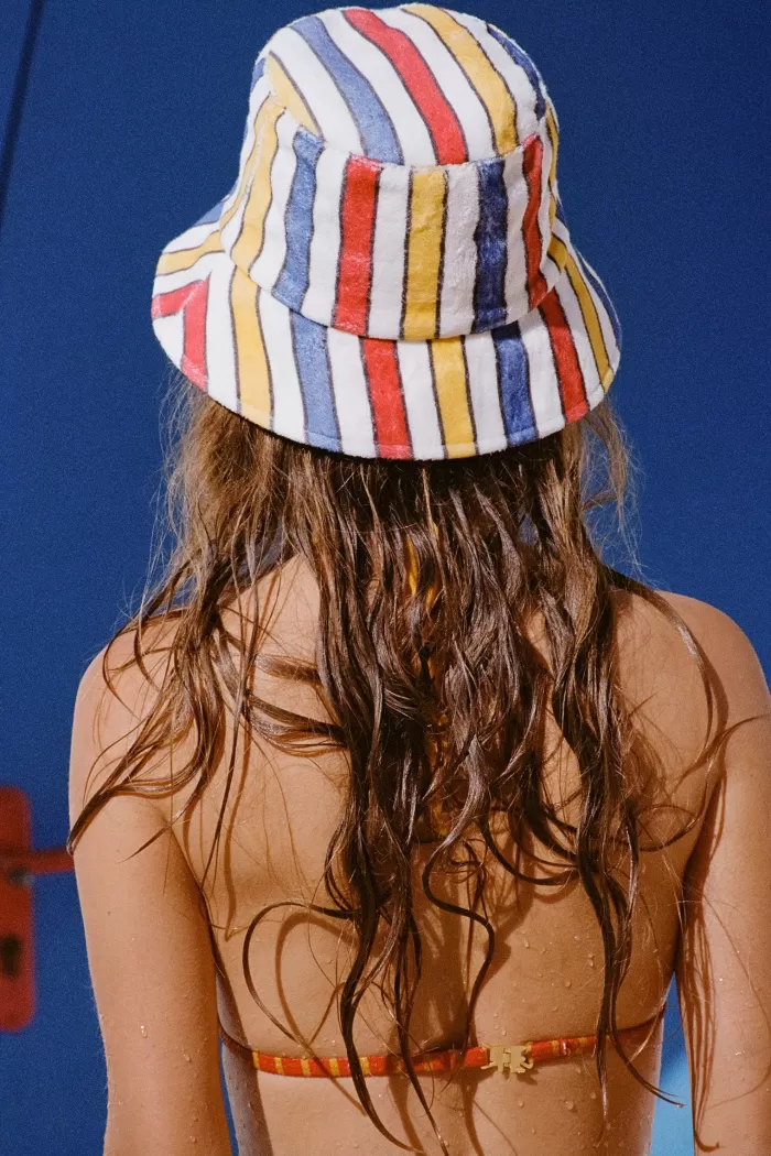 Hats & Scarves | LACK OF COLOR Shore Bucket Hat Terry Stripe