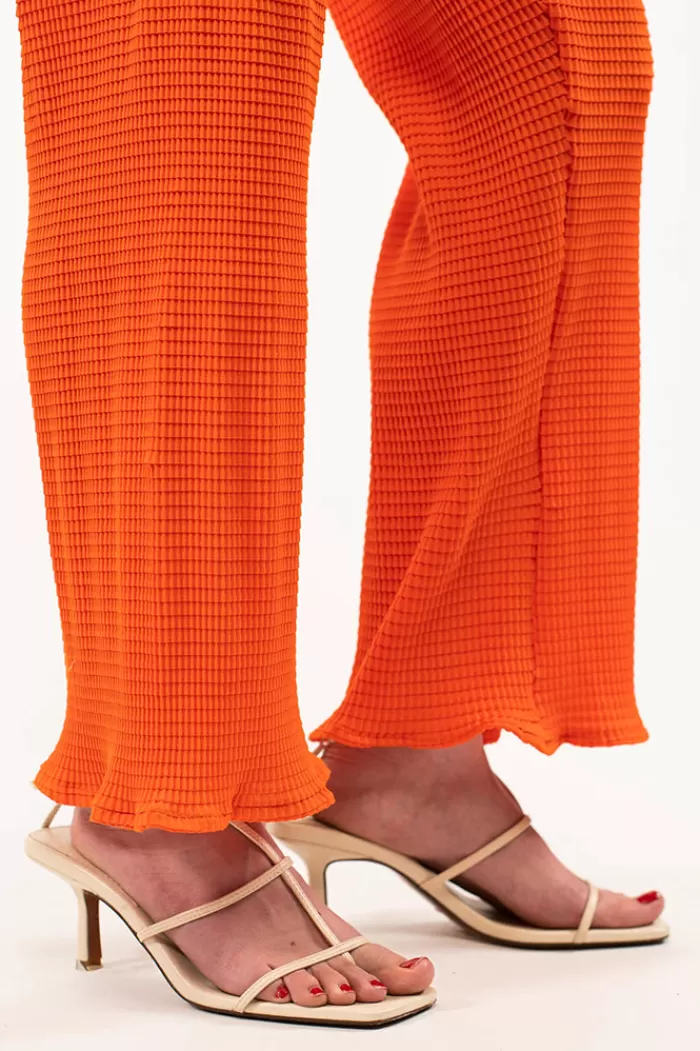 Pants & Bottoms | NIN STUDIO Simple Pleat Pant Orange