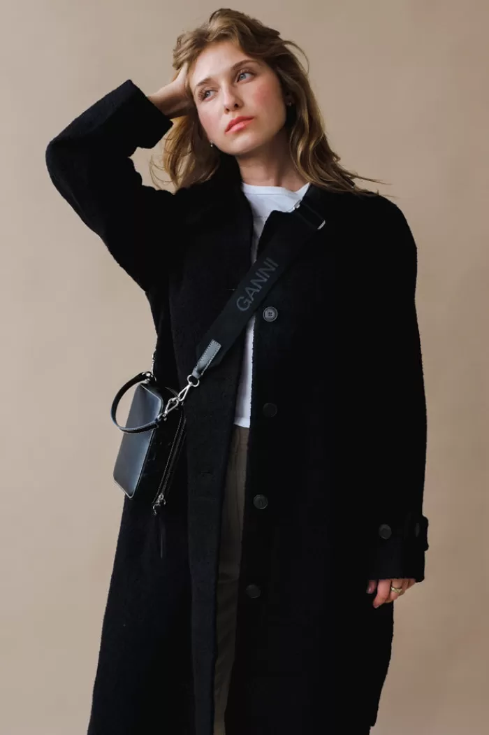 Rain Coats & Outerwear | MIJEONG PARK Single Breasted Long Coat Black