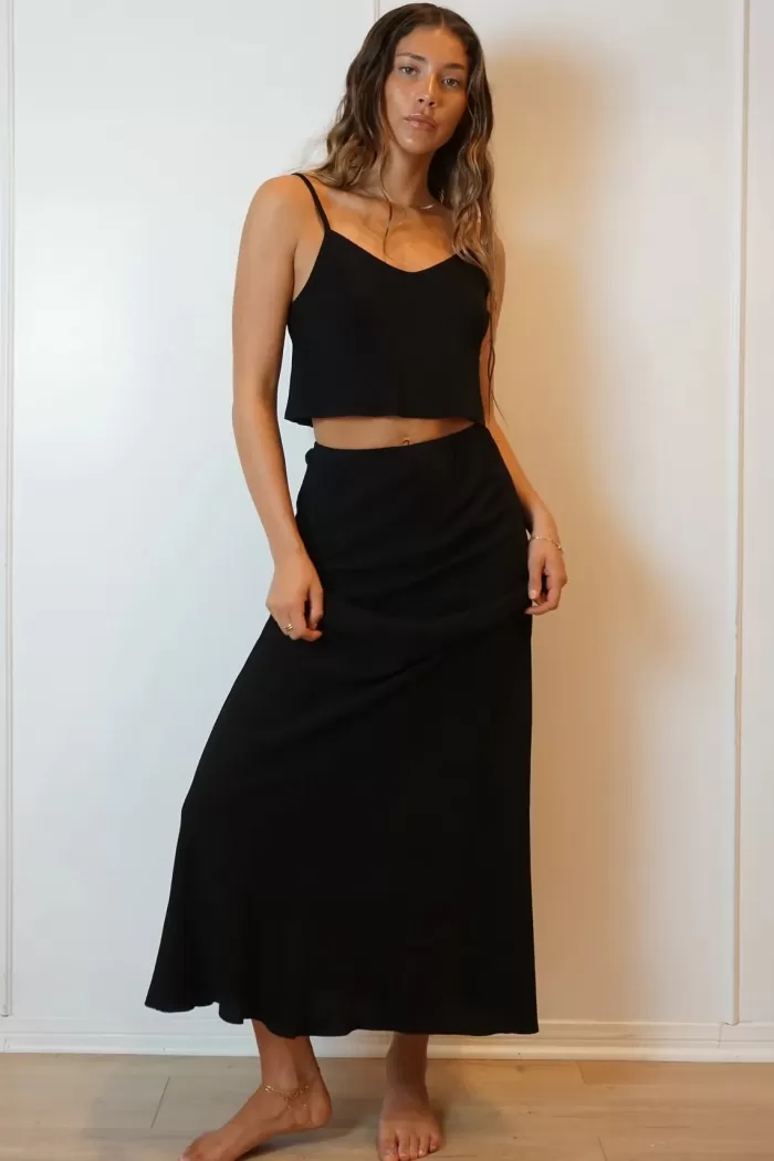 Skirts | SHANI Slip Skirt Black