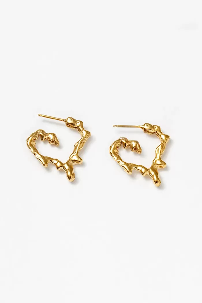 Earrings | WOLF CIRCUS Small Miriam Hoops Gold