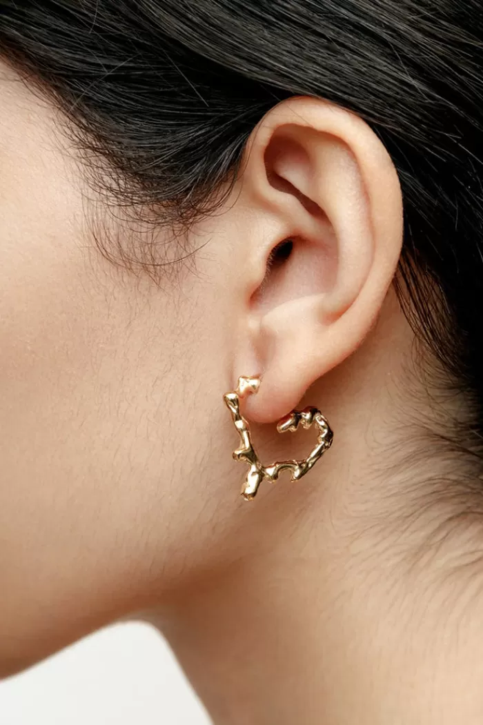 Earrings | WOLF CIRCUS Small Miriam Hoops Gold