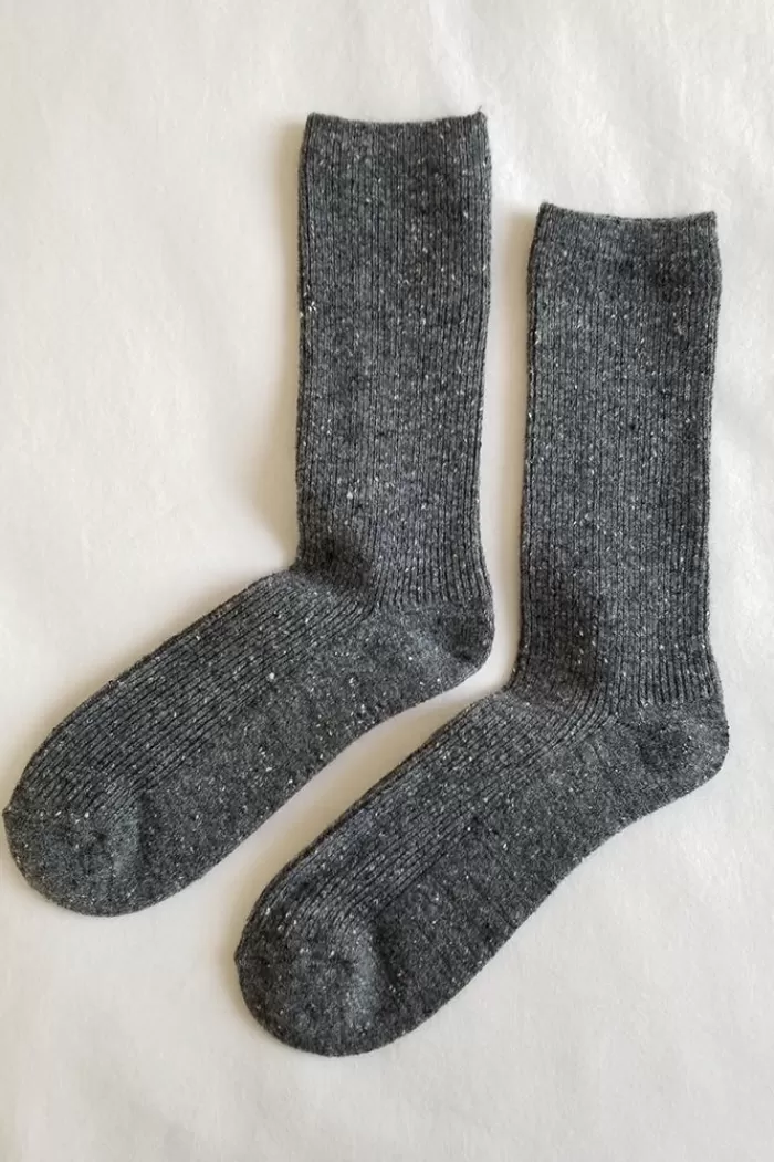 Socks & Hosiery | LE BON SHOPPE Snow Socks Charcoal