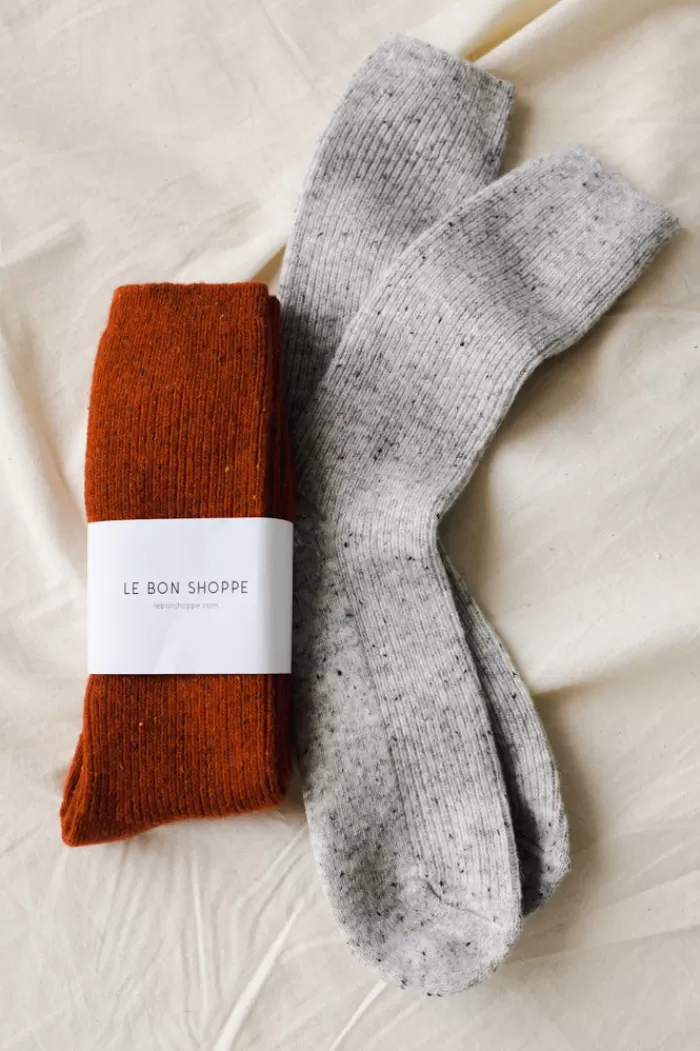 Socks & Hosiery | LE BON SHOPPE Snow Socks Gingerbread