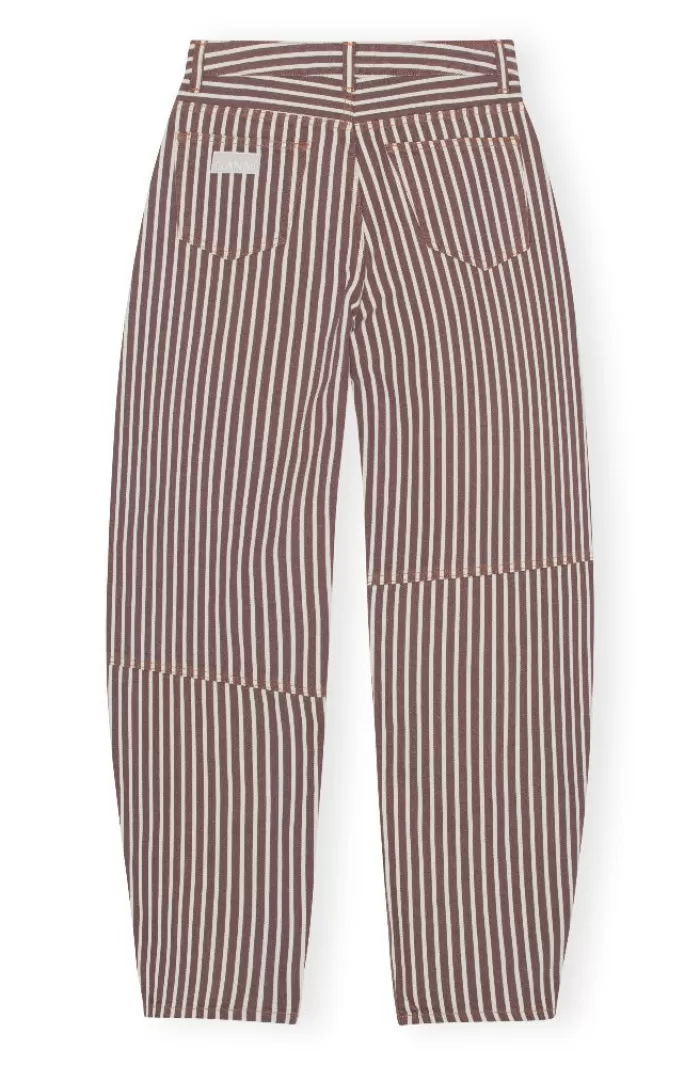 Pants & Bottoms | GANNI Stripe Denim Stary Rocky Road