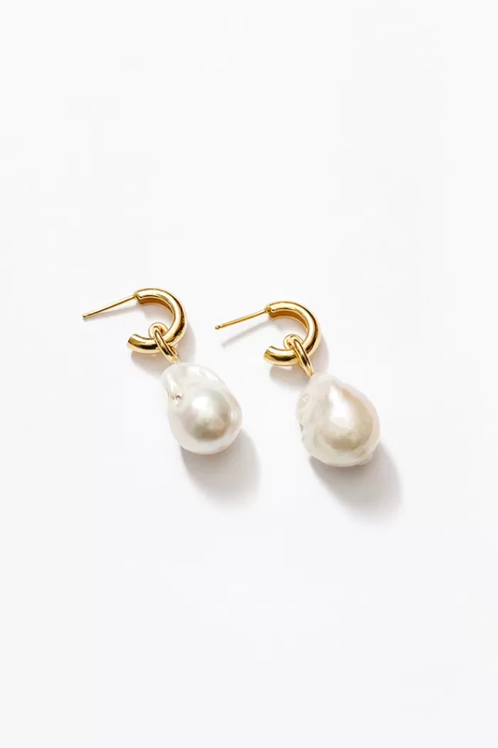 Earrings | WOLF CIRCUS Suki Earrings Gold/White Pearl