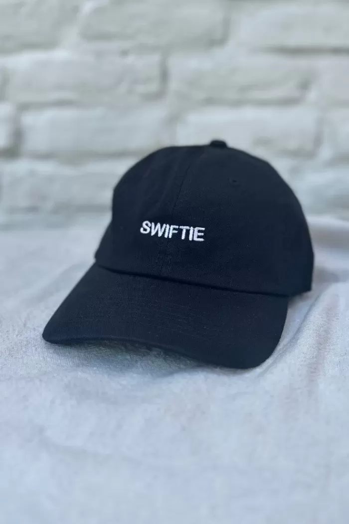 Hats & Scarves | INTENTIONALLY BLANK Swiftie Hat Black Hat/White Writing