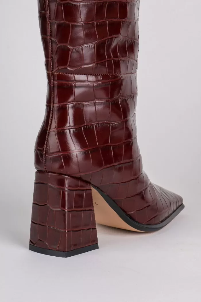 Shoes | INTENTIONALLY BLANK Tgif Boots Maroon