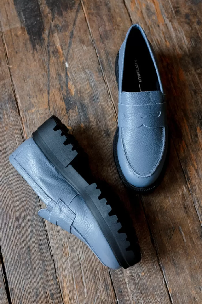 Shoes | INTENTIONALLY BLANK Trio Loafers Blue