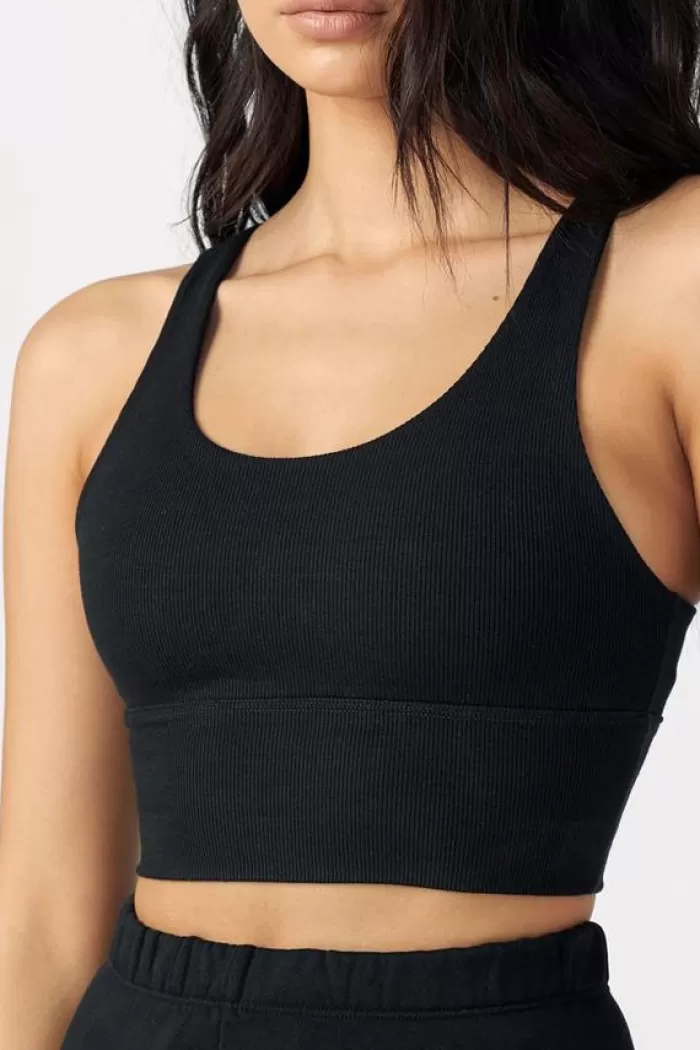 Bralettes&Underwear | JOAH BROWN Varsity Tank Bra Black