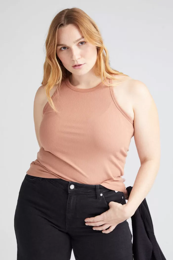 Tops | RICHER POORER Vintage Rib Tank Mocha Mousse