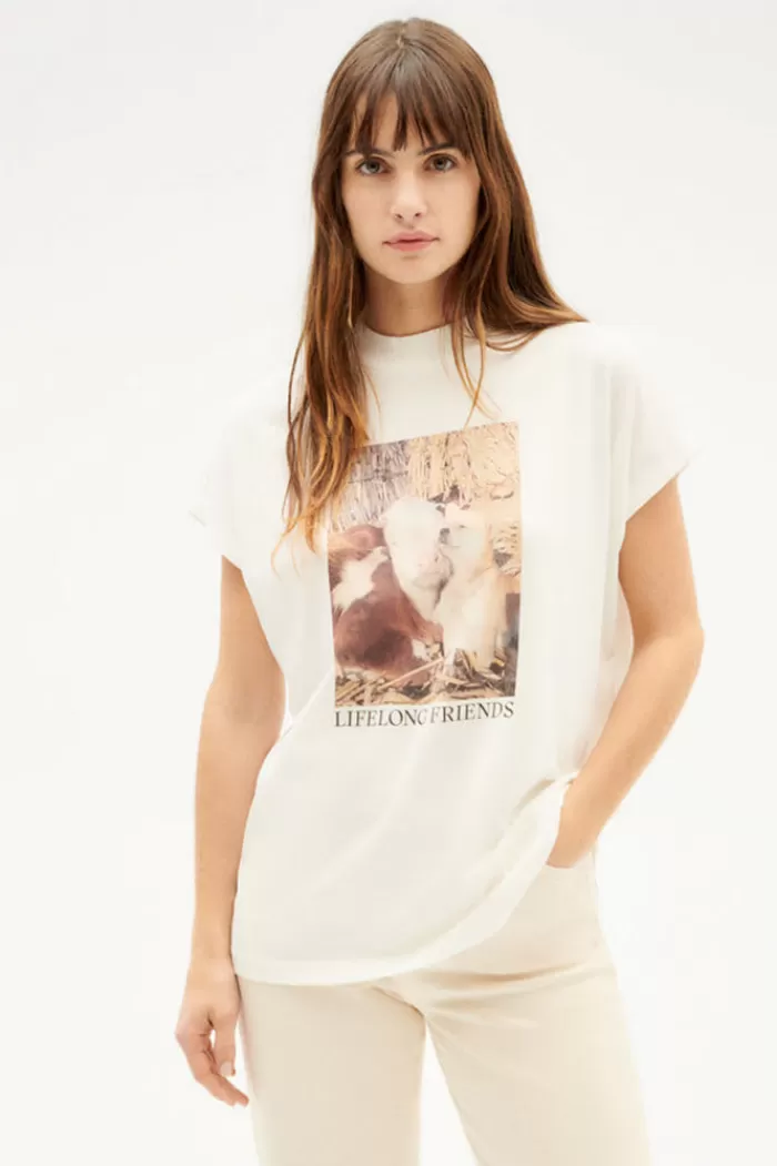 Tops | THINKING MU Volta T-Shirt Animals