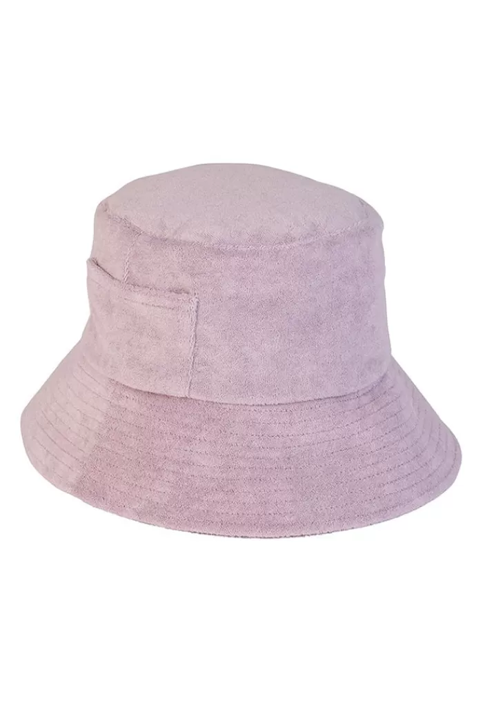 Hats & Scarves | LACK OF COLOR Wave Bucket Hat Lavender Terry