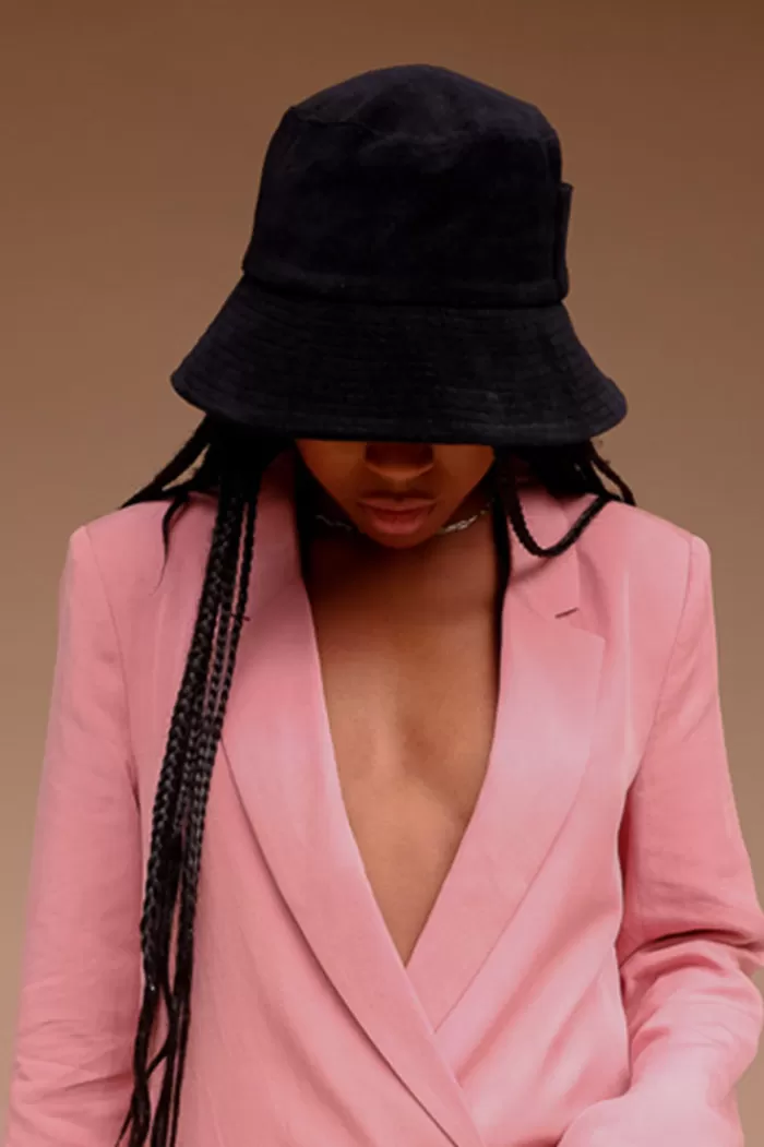 Hats & Scarves | LACK OF COLOR Wave Bucket Hat Black Terry