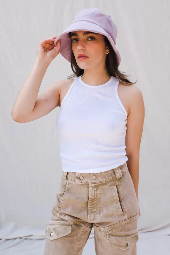 Hats & Scarves | LACK OF COLOR Wave Bucket Hat Lavender Terry