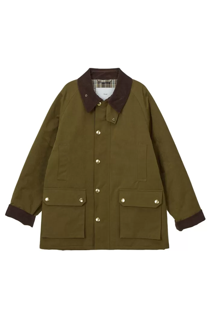 Rain Coats & Outerwear | DUNST Waxed Cotton Hunting Jacket Khaki