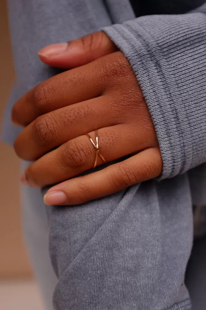 Rings | HANNAH NAOMI X Stacking Ring Rose Gold